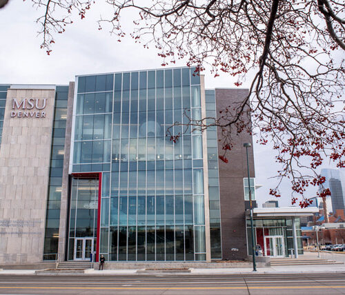 exterior of MSU Denver building