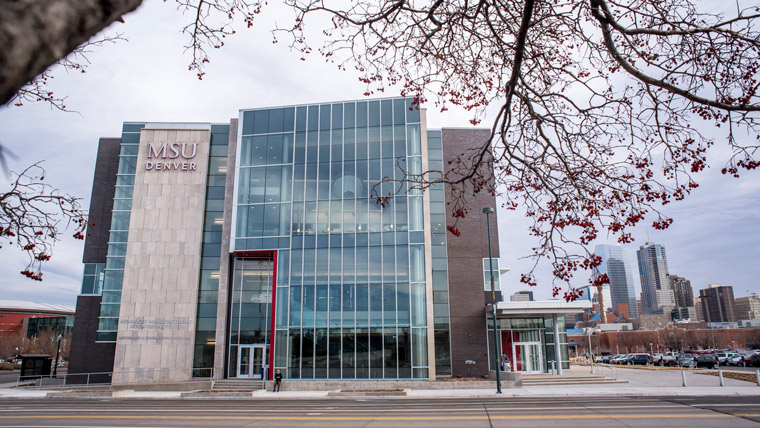 exterior of MSU Denver building