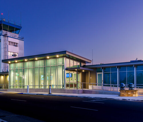 Exterior of Charles M Schulz Sonoma Airport