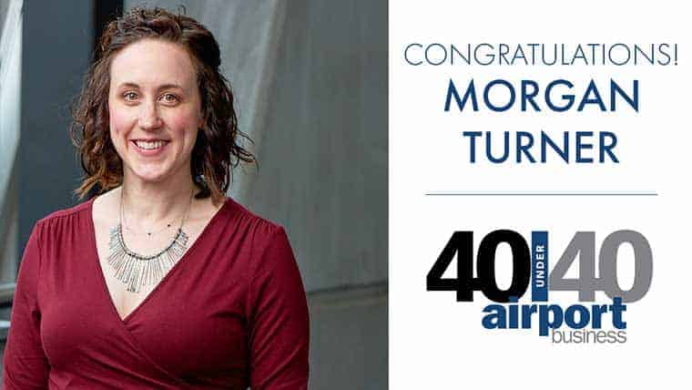 Morgan Turner wins 40 under 40 award
