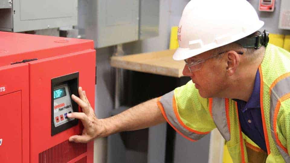 Commissioning includes inspecting equipment after a project is complete