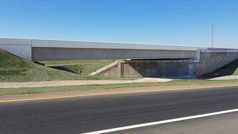 I-85/385 design-build overpass bridge