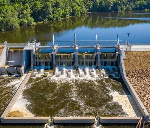 Little Falls Dam in action