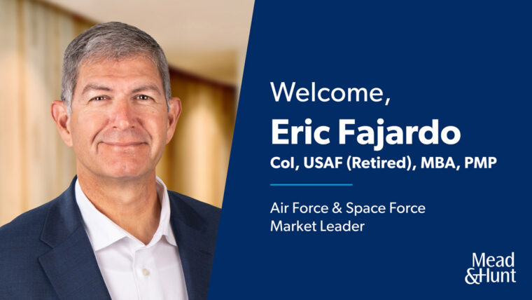 Welcome Eric Fajardo, air force and space force market leader.