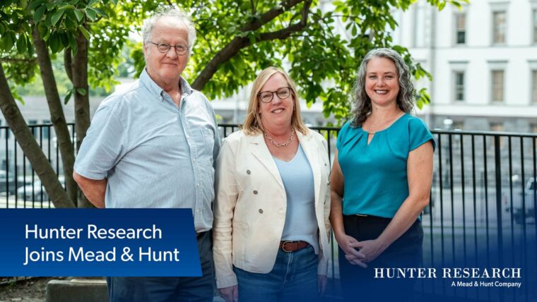 Richard Hunter, Christina Slattery, and Nicki Combs pose together.