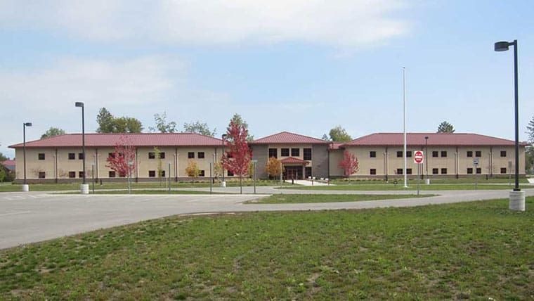 Civil Site Work for Alpena Combat Readiness training center troop quarters