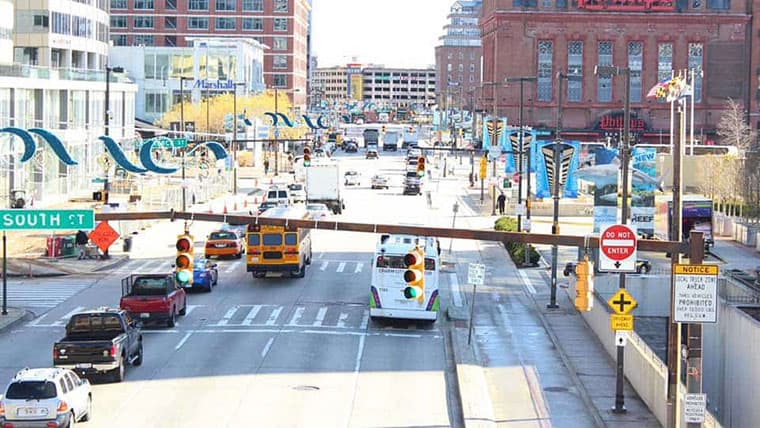 on-call traffic engineering for Baltimore city streets