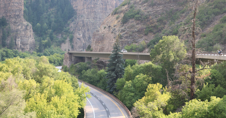 Bridges and viaducts in Glenwood Canyon