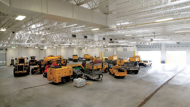 Dane County Regional Airport Snow Removal Equipment Facility garage