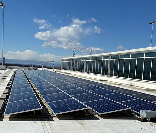 Denver airport solar panels