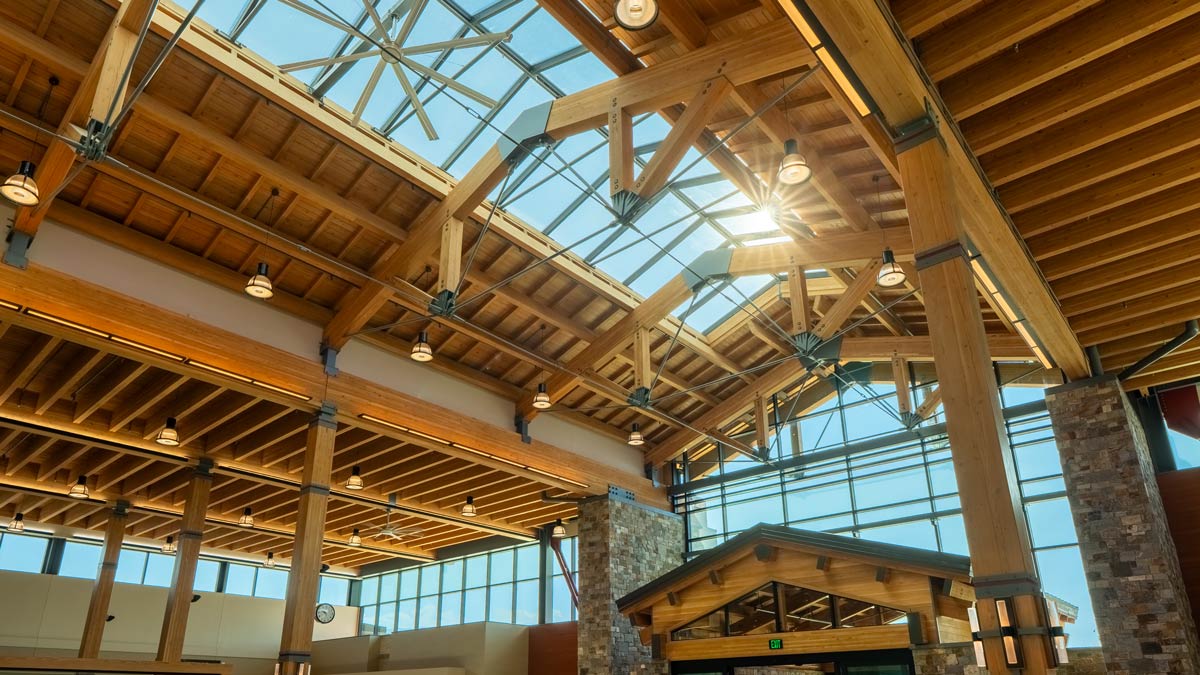 Mass Timber design by Mead & Hunt invites natural elements as well as natural light