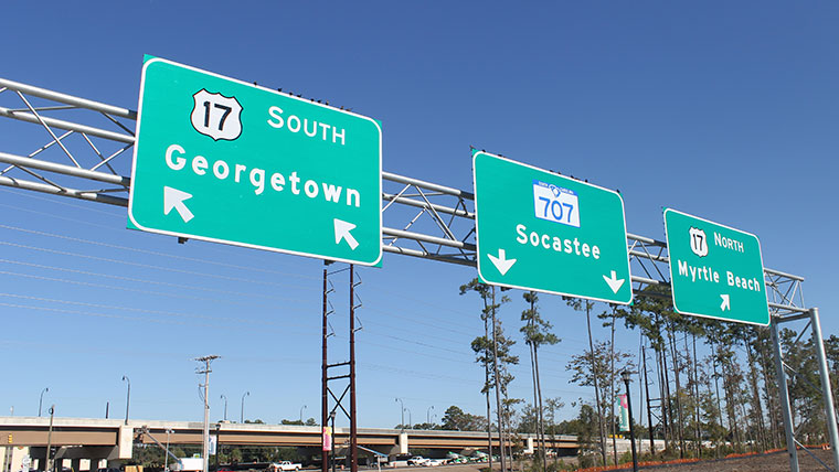 Highway signage