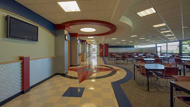 Southwest Technical College decorative hallway