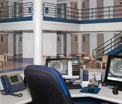 Kansas correctional facility security system