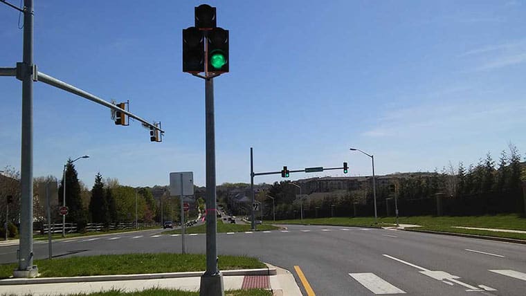 on-call traffic engineering traffic signals at intersection