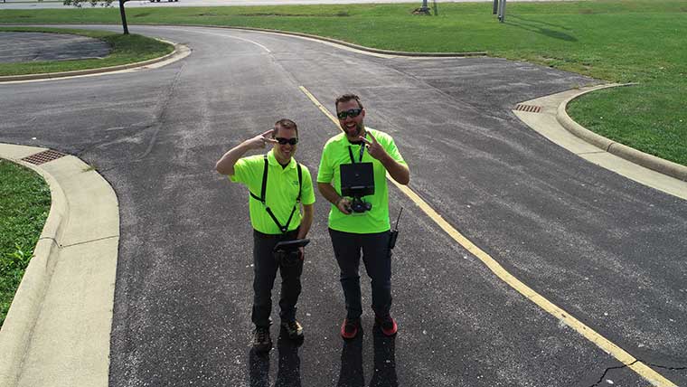 2 drone pilots