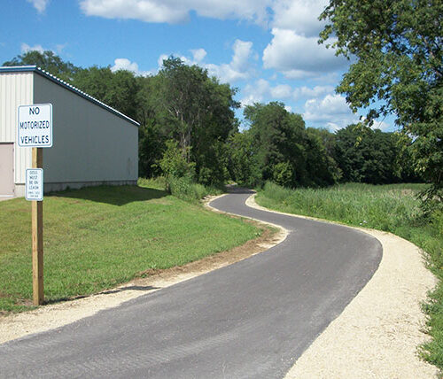 Trail designed on Bud Hendrickson Memorial Nature Trail project