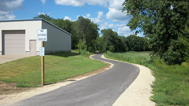 Trail designed on Bud Hendrickson Memorial Nature Trail project