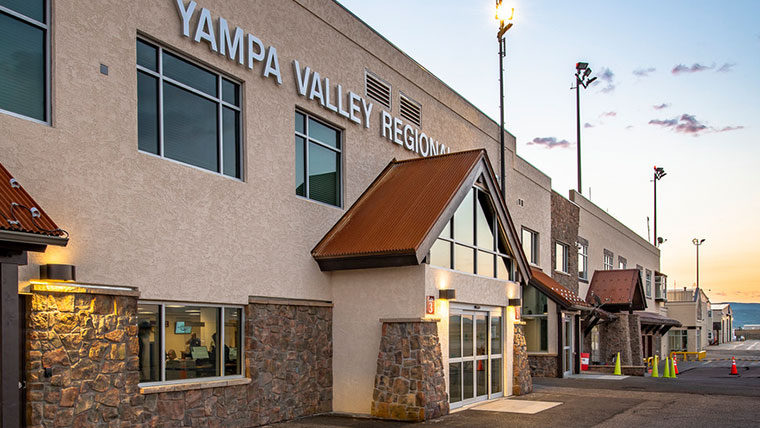 Closeup of Yampa Valley Airport
