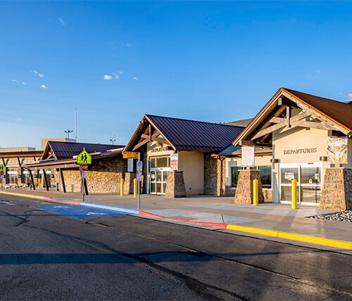 Exterior side view of Yampa Valley Airport