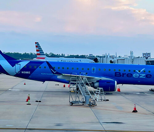 blue Breeze airplane