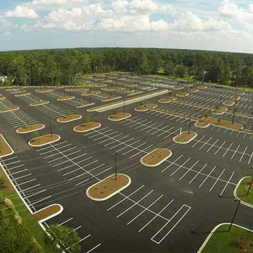 Coastal Carolina University parking lot