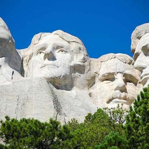 Mount Rushmore is just one of the tourist attractions near Rapid City Regional Airport