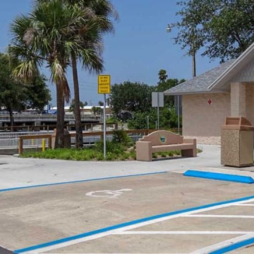 North causeway boat ramp accessible parking