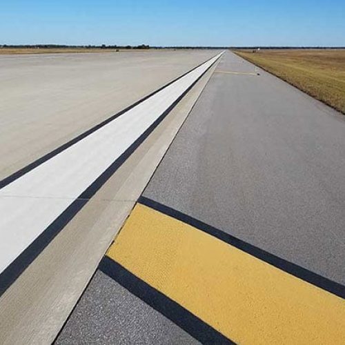 Vance AFB runway and taxiway