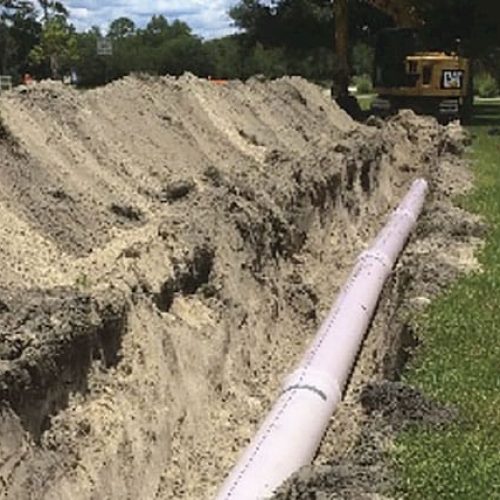 Water utilities pipe installation